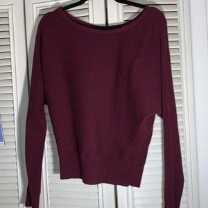 Purple-maroon express sweater